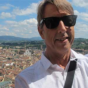 James atop the Duomo di Firenze in Italy